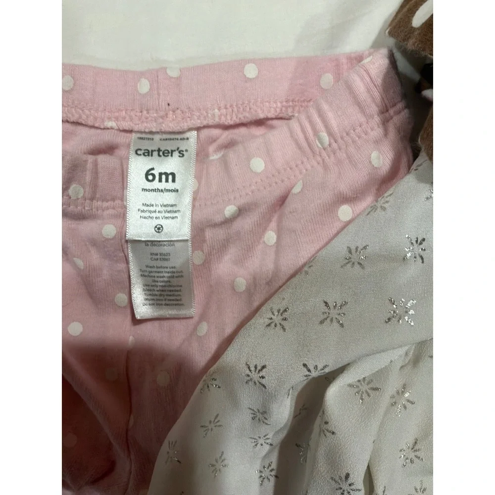 Mixed Brand Baby Girl Clothing Bundle 3-9M Pink Green Brown Multi‎